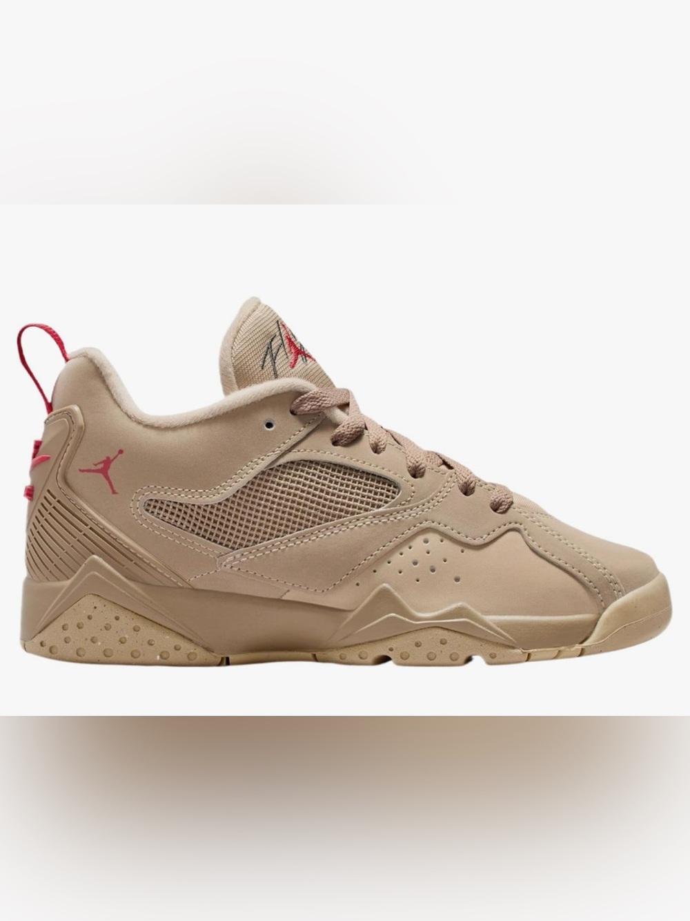 Nike Jordan MVP 92 Desert Camo - Fire Red - Mushroom HQ4427-200 Grade-School